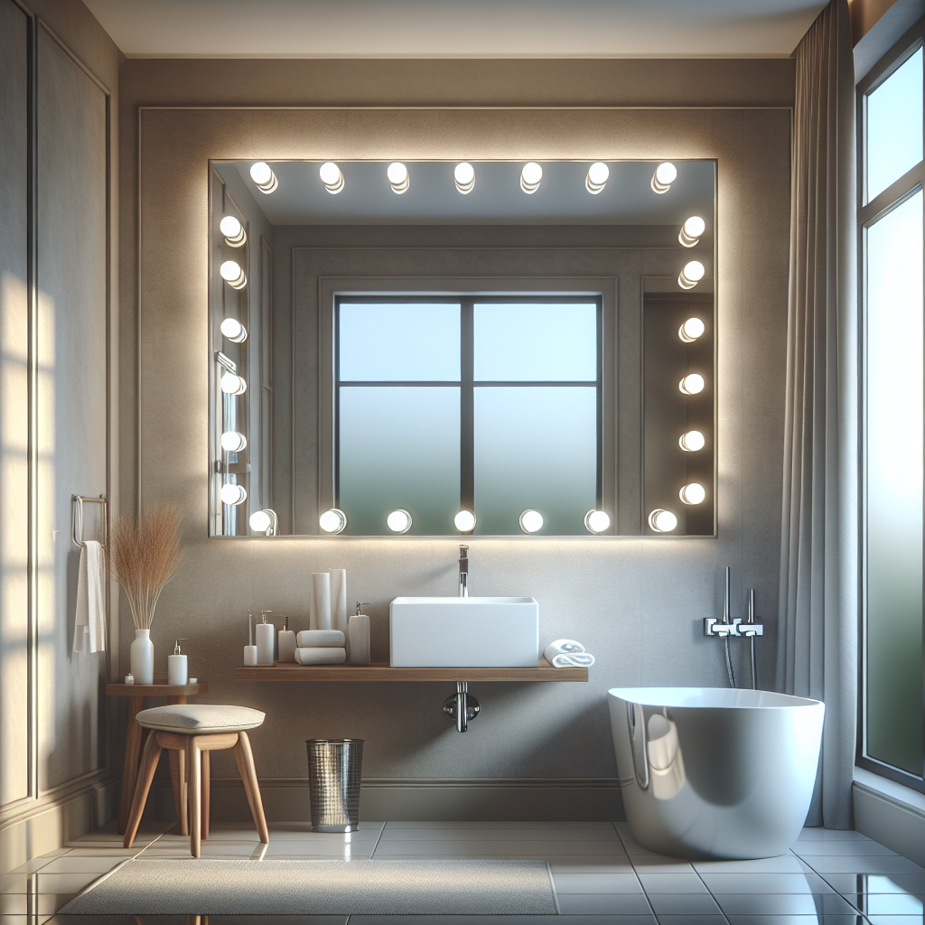 Bathroom mirror light